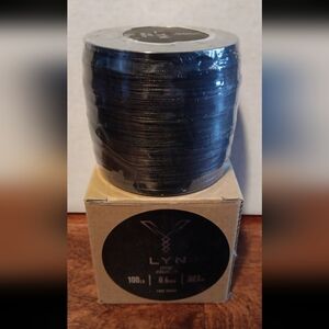LYN Luxury Braided Fishing line Black 1000 yard spool NIB
